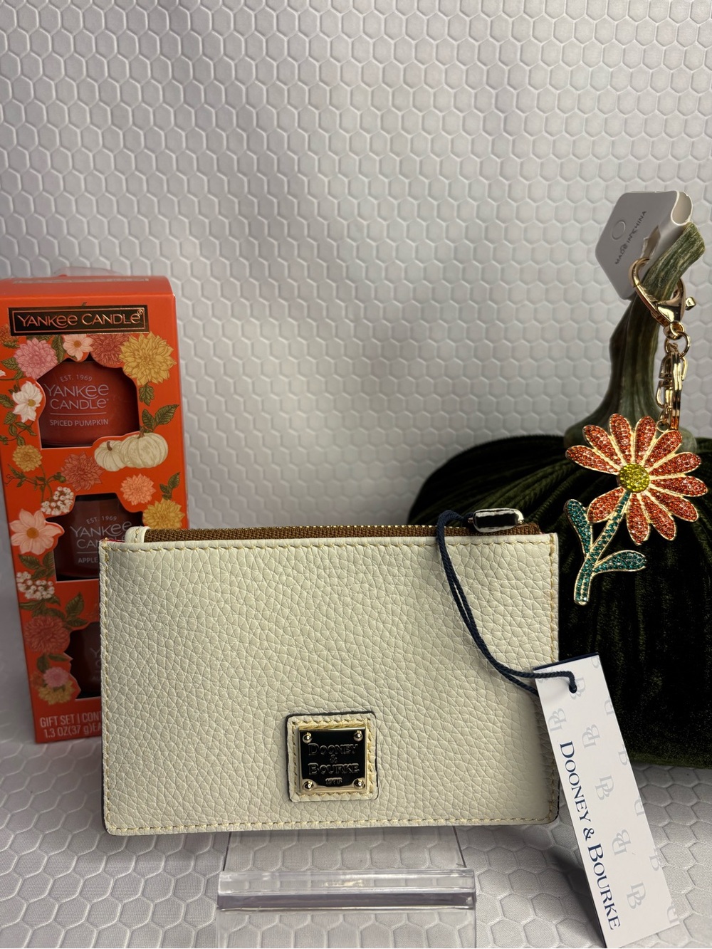 Dooney & Bourke Pebble Leather Card Case Bundle NWT - 3 Pieces